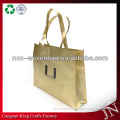 Well Sold Gold Foil Laminated Bag Non Woven Bag For Promotion
